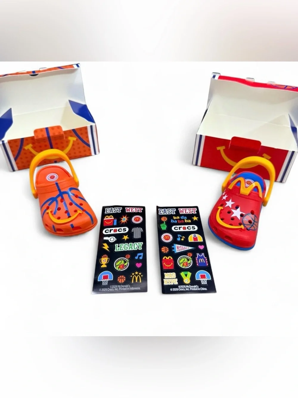 2026 McDonald’s Crocs All American Basketball Games set of 2 with boxes